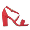 Sandalia tacon rojo para mujer C-95-Z471
