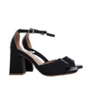 Sandalia tacon negro golosina para mujer C60-Z226