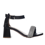 Sandalia tacon negro para mujer F052-Z172