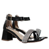 Sandalia tacon negro para mujer F052-Z172