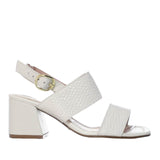 Sandalia tacon talco cuero para mujer H-DIANA