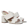 Sandalia tacon talco cuero para mujer H-DIANA