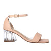 Sandalia tacon nude golosina para mujer MP-386-Z586
