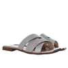 Sandalia plana plata para mujer P398-Z84