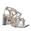 Sandalia tacon plata para mujer P569-Z282