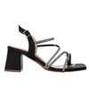 Sandalia tacon negro golosina para mujer P585-Z282