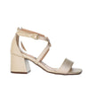 Sandalia tacon champaña para mujer Q51-Z471