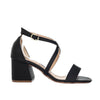 Sandalia tacon negro para mujer Q51-Z471