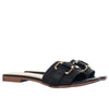 Sandalia plana negro para mujer V636-Z84