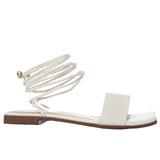 Sandalia plana talco para mujer V660-Z84