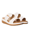 Sandalia plana talco para mujer 126-Z431