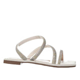 Sandalia plana talco para mujer 1300-Z562