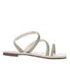 Sandalia plana talco para mujer 1300-Z562