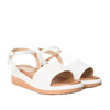 Sandalia plana talco para mujer 137-Z431