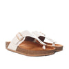 Sandalia plana blanco para mujer 2000-Z620