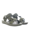 Sandalia verde para mujer 2320-Z403