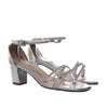 Sandalia tacon plata para mujer 2607-Z148