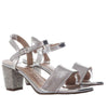 Sandalia tacon plata para mujer 2633-Z148