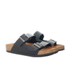 Sandalia plana negro para mujer 3000-Z620