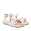 Sandalia plana talco para mujer 404-Z303