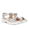 Sandalia plana plata para mujer 7032-Z83