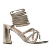 Sandalia tacon champaña para mujer 7167-Z611