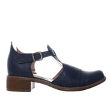 Mafalda azul cuero para mujer H-CHLOE