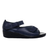 Romulo sandalia azul cuero para mujer H-HEIDY