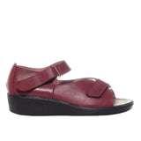 Romulo sandalia rojo cuero para mujer H-HEIDY