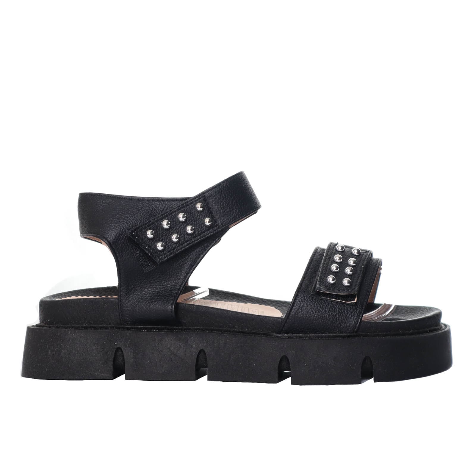 Sandalia plana negro para mujer M20-Z499