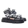 Sandalia plana negro para mujer M21-Z499
