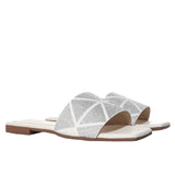 Sandalia plana talco para mujer P419-Z84