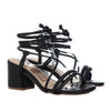 Sandalia tacon negro para mujer Q-101-Z471