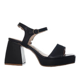 Sandalia tacon negro para mujer R09-Z471