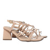 Sandalia tacon nude para mujer T37-Z471