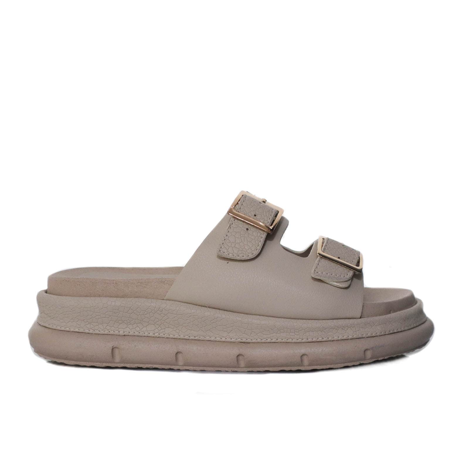 Sandalia plana concreto para mujer V848-Z84