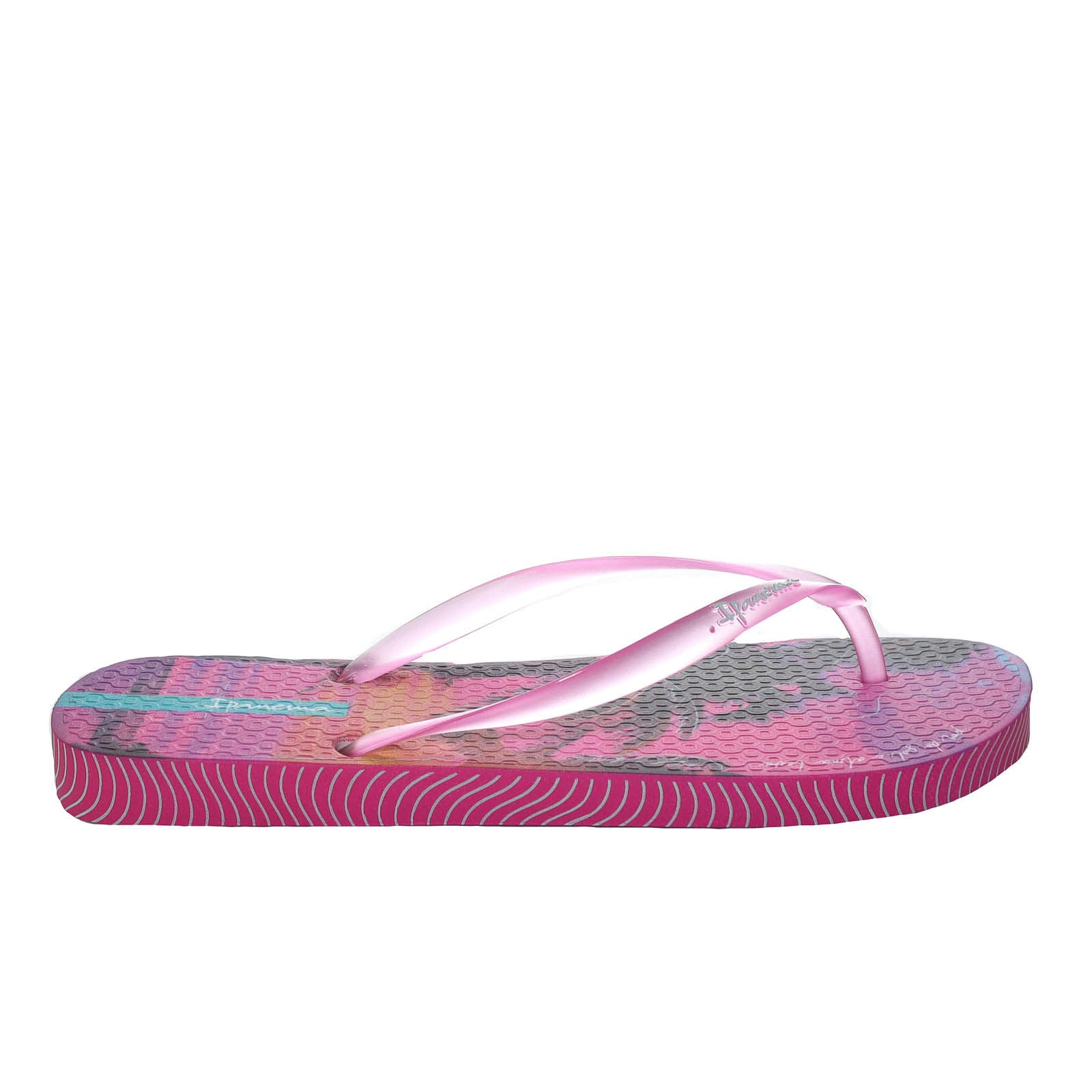 Sandalia plana fucsia para mujer VT25483