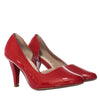 Sandalia tacon rojo charol para mujer 5028-Z148