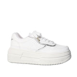 Tenis blanco x plata para mujer 1171-Z518