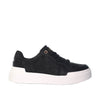Tenis negro x camuflado para mujer TA743