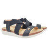Sandalia plana negro para mujer 1019-Z83
