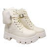Bota blanco ostra para mujer 1228-Z126