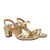 Sandalia tacon champaña para mujer 215-Z522