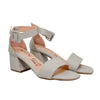 Sandalia tacon gris para mujer 2350-Z148