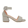 Sandalia tacon gris para mujer 2350-Z148