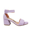 Sandalia tacon lila para mujer 2350-Z148