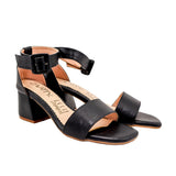 Sandalia tacon negro para mujer 2350-Z148