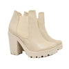 Botin beige para mujer 358-Z96