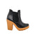 Botin negro x cafe para mujer 358-Z96