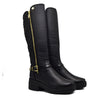 Botin negro acolchado para mujer 377-1-Z96